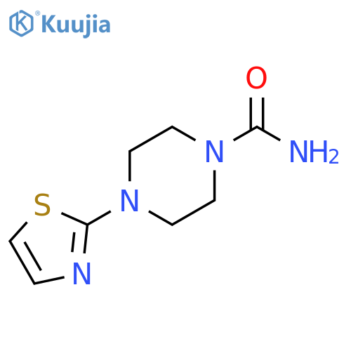 4-(1,3-thiazol-2-yl)piperazine-1-carboxamide structure