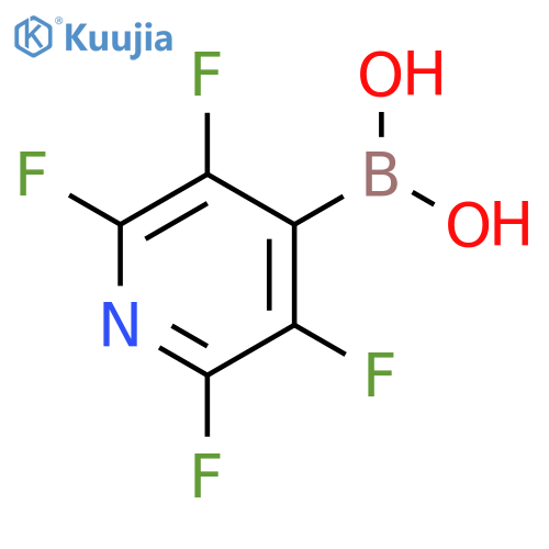 (tetrafluoropyridin-4-yl)boronic acid structure