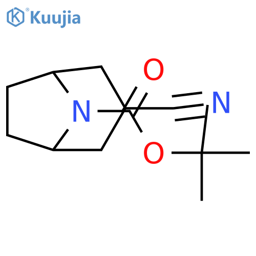 tert-Butyl 3-cyano-8-azabicyclo[3.2.1]octane-8-carboxylate structure