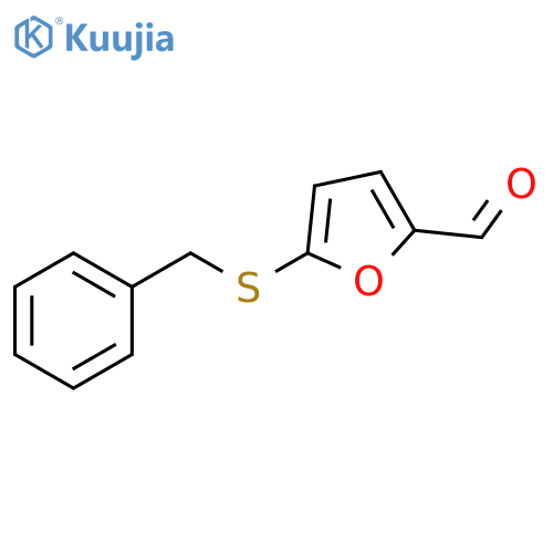 5-(benzylsulfanyl)furan-2-carbaldehyde structure
