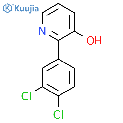 2-(3,4-Dichlorophenyl)pyridin-3-ol structure