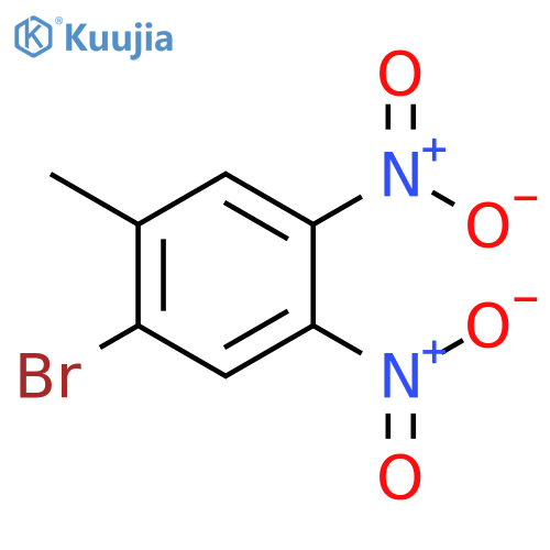 1-Bromo-2-methyl-4,5-dinitrobenzene structure