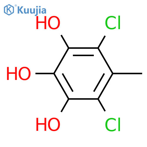 4,6-Dichloro-5-methyl-1,2,3-benzenetriol structure