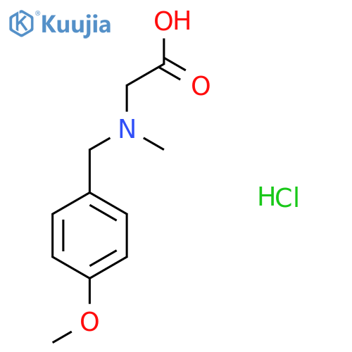 (4-Methoxy-benzyl)-methyl-amino-aceticacidhydrochloride structure