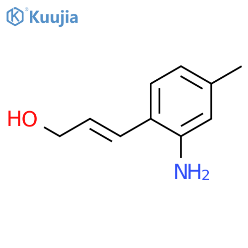 2-PROPEN-1-OL, 3-(2-AMINO-4-METHYLPHENYL)- structure