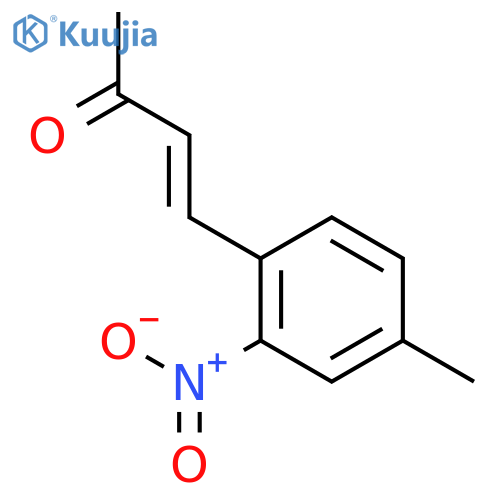 3-BUTEN-2-ONE, 4-(4-METHYL-2-NITROPHENYL)- structure