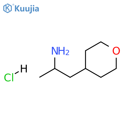 1-(oxan-4-yl)propan-2-amine hydrochloride structure