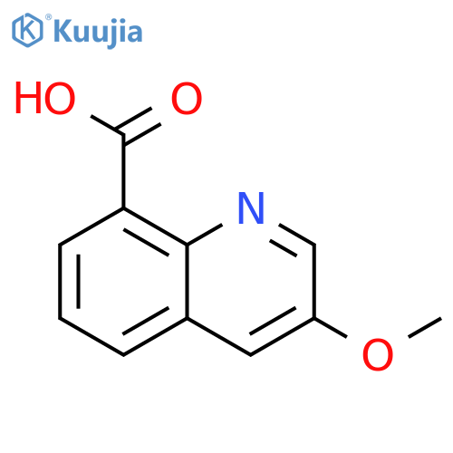 3-Methoxyquinoline-8-carboxylic acid structure