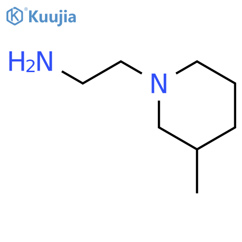 2-(3-Methylpiperidin-1-yl)ethanamine structure