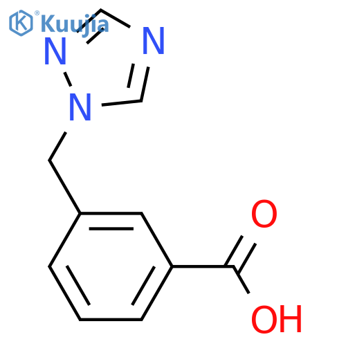 3-(1H-1,2,4-triazol-1-ylmethyl)benzoic Acid structure