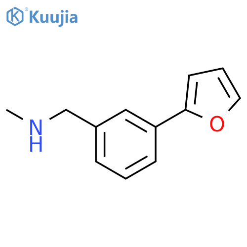 N-3-(2-furyl)benzyl-N-methylamine structure
