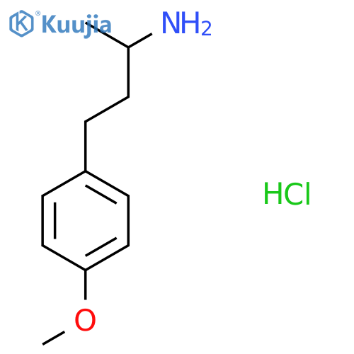 4-(4-Methoxyphenyl)-2-butylamine hydrochloride structure