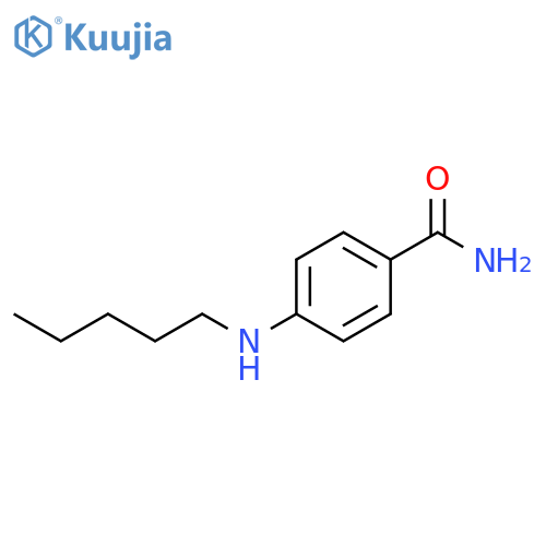4-(pentylamino)benzamide structure