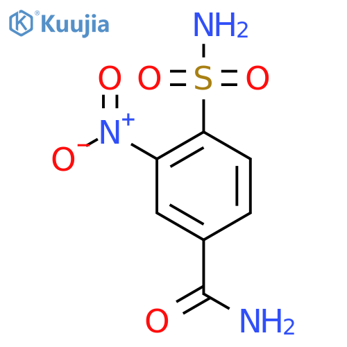 3-Nitro-4-sulfamoylbenzamide structure
