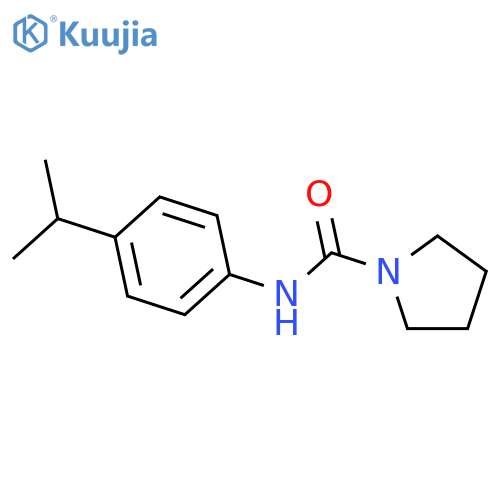 1-Pyrrolidinecarboxamide, N-[4-(1-methylethyl)phenyl]- structure