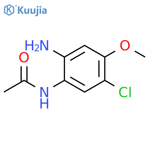 N-(2-amino-5-chloro-4-methoxyphenyl)acetamide structure