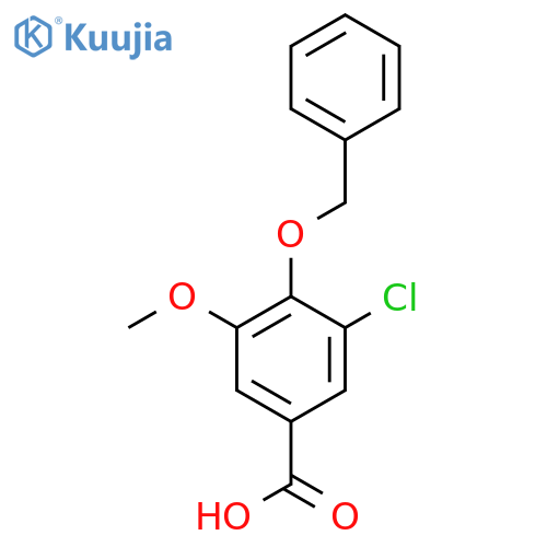4-(Benzyloxy)-3-chloro-5-methoxybenzoic acid structure