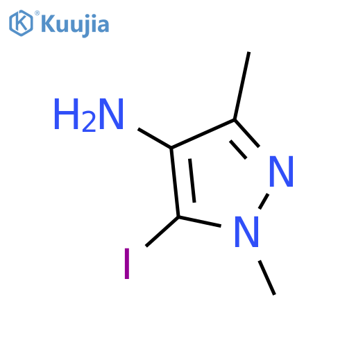 5-iodo-1,3-dimethyl-1H-pyrazol-4-amine structure