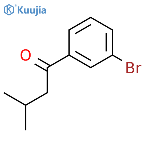 1-Bromo-3-isopentanoylbenzene structure