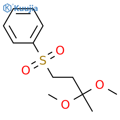 Benzene, [(3,3-dimethoxybutyl)sulfonyl]- structure