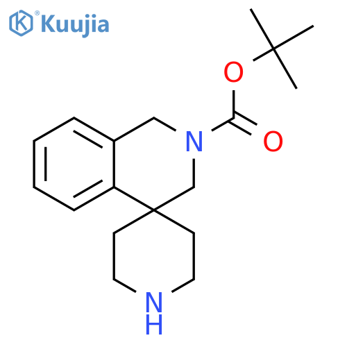 tert-butyl spiro[1,3-dihydroisoquinoline-4,4-piperidine]-2-carboxylate structure