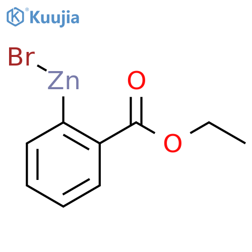 2-Ethoxycarbonylphenylzinc bromide 0.5 M in Tetrahydrofuran structure