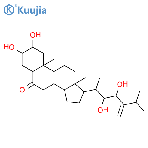 (22R,23R)-2α,3α,22,23-Tetrahydroxy-5α-ergost-24(28)-en-6-one structure