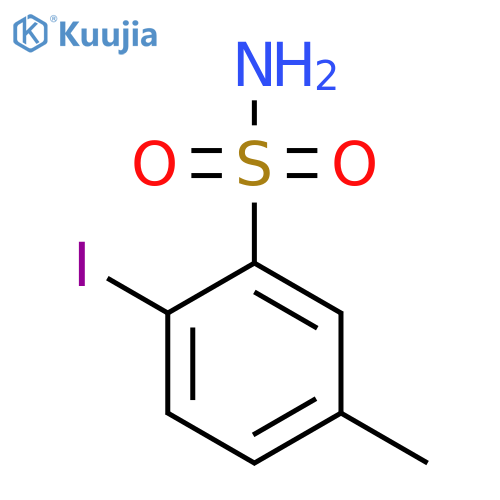 2-Iodo-5-methylbenzenesulfonamide structure
