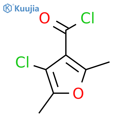 3-Furancarbonyl chloride, 4-chloro-2,5-dimethyl- structure