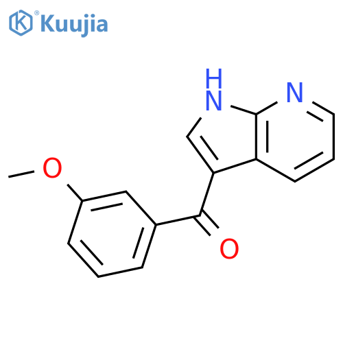 3-(3-Methoxybenzoyl)-1H-pyrrolo2,3-bpyridine structure