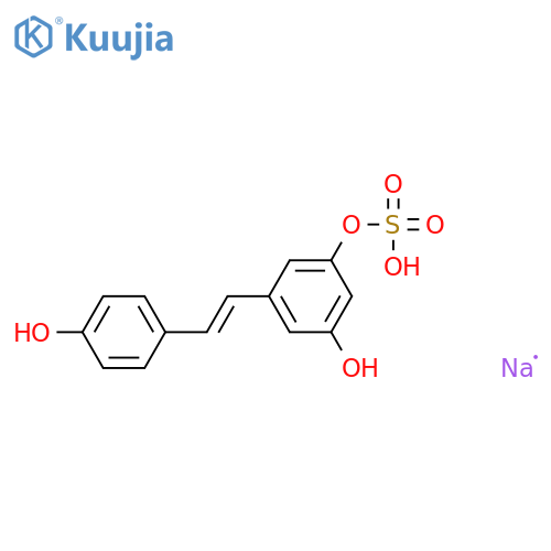 trans Resveratrol 3-Sulfate Sodium Salt structure
