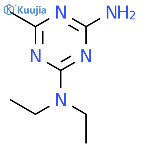 1,3,5-TRIAZINE-2,4-DIAMINE, N,N-DIETHYL-6-METHYL- structure