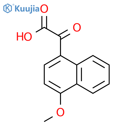 2-(4-methoxynaphthalen-1-yl)-2-oxoacetic acid structure