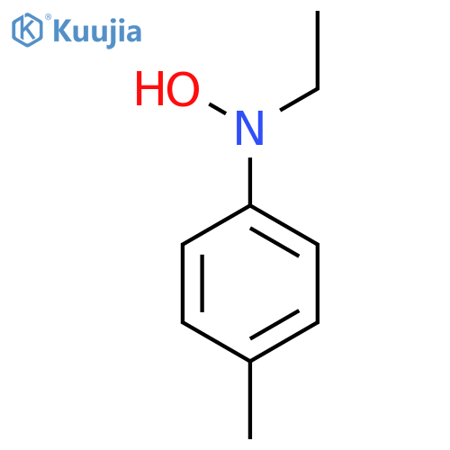 Benzenamine,N-ethyl-N-hydroxy-4-methyl- structure