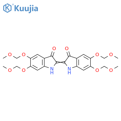 5,5',6,6'-Tetrakis(methoxymethoxy)-indigotin structure