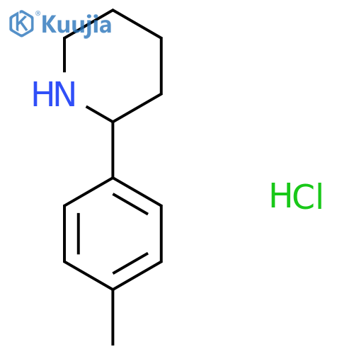 2-(4-Methylphenyl)piperidine hydrochloride structure
