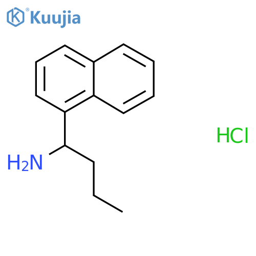 1-(Naphthalen-1-yl)butan-1-amine hydrochloride structure