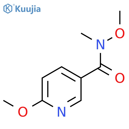 N,6-dimethoxy-N-methylnicotinamide structure