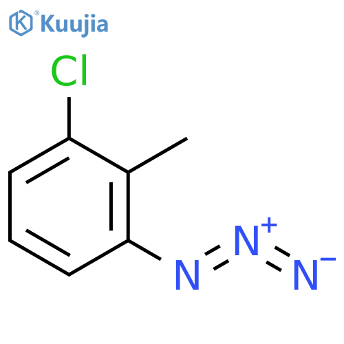 1-Azido-3-chloro-2-methylbenzene structure