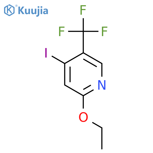 2-Ethoxy-4-iodo-5-(trifluoromethyl)pyridine structure