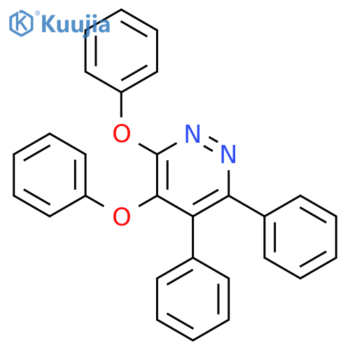 PYRIDAZINE, 3,4-DIPHENOXY-5,6-DIPHENYL- structure