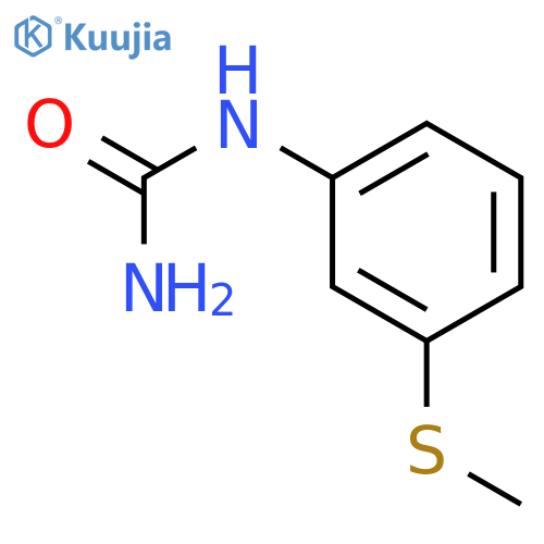 1-3-(methylsulfanyl)phenylurea structure