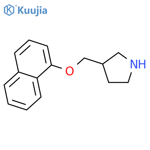 3-[(1-Naphthyloxy)methyl]pyrrolidine structure