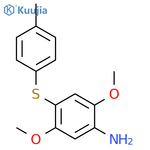 2,5-dimethoxy-4-(p-tolylthio)aniline structure