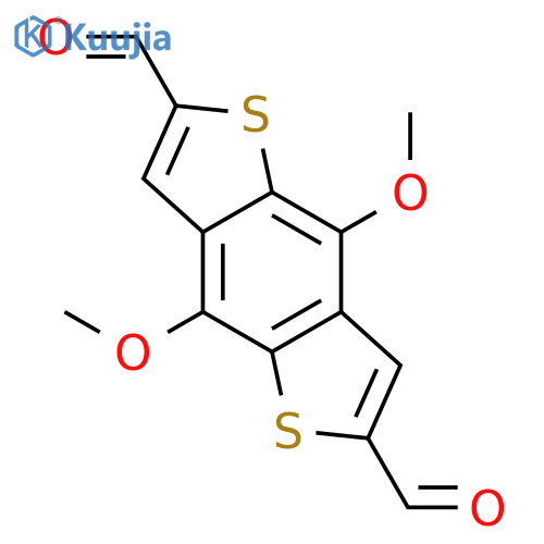 BENZO[1,2-B:4,5-B']DITHIOPHENE-2,6-DICARBOXALDEHYDE, 4,8-DIMETHOXY- structure