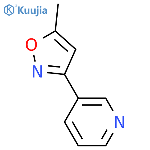 Pyridine,3-(5-methyl-3-isoxazolyl)- structure
