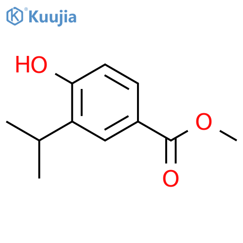 methyl 4-hydroxy-3-(propan-2-yl)benzoate structure