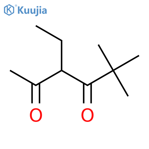 3-ethyl-5,5-dimethylhexane-2,4-dione structure