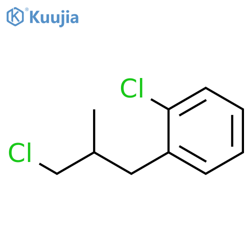 Benzene, 1-chloro-2-(3-chloro-2-methylpropyl)- structure