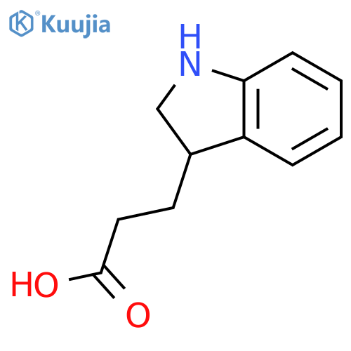 3-(Indolin-3-yl)propanoic acid structure